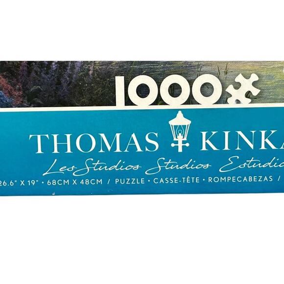 Ceaco Thomas Kinkade 1000 Piece Jigsaw Puzzle and Poster NANETTE'S COTTAGE New - Picture 5 of 5